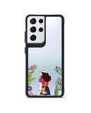 DailyObjects Rastafari Black Hybrid Clear Case Cover For Samsung Galaxy S21 Ultra