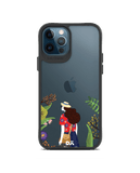 DailyObjects Rastafari Black Hybrid Clear Case Cover For iPhone 12 Pro Max