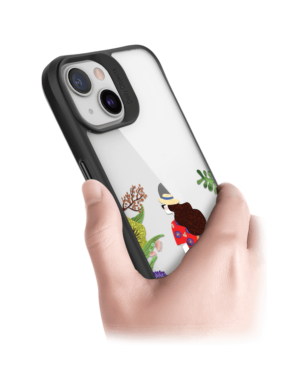 DailyObjects Rastafari Black Hybrid Clear Case Cover For iPhone 13 Mini