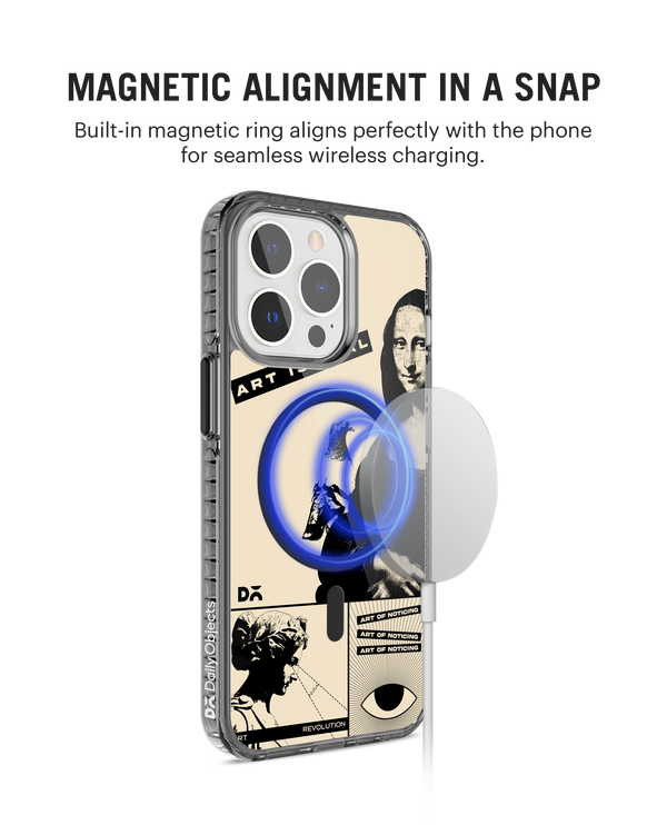 Real Art Stride 2.0 Clear MagSafe Phone Case Cover For iPhone 15 Pro