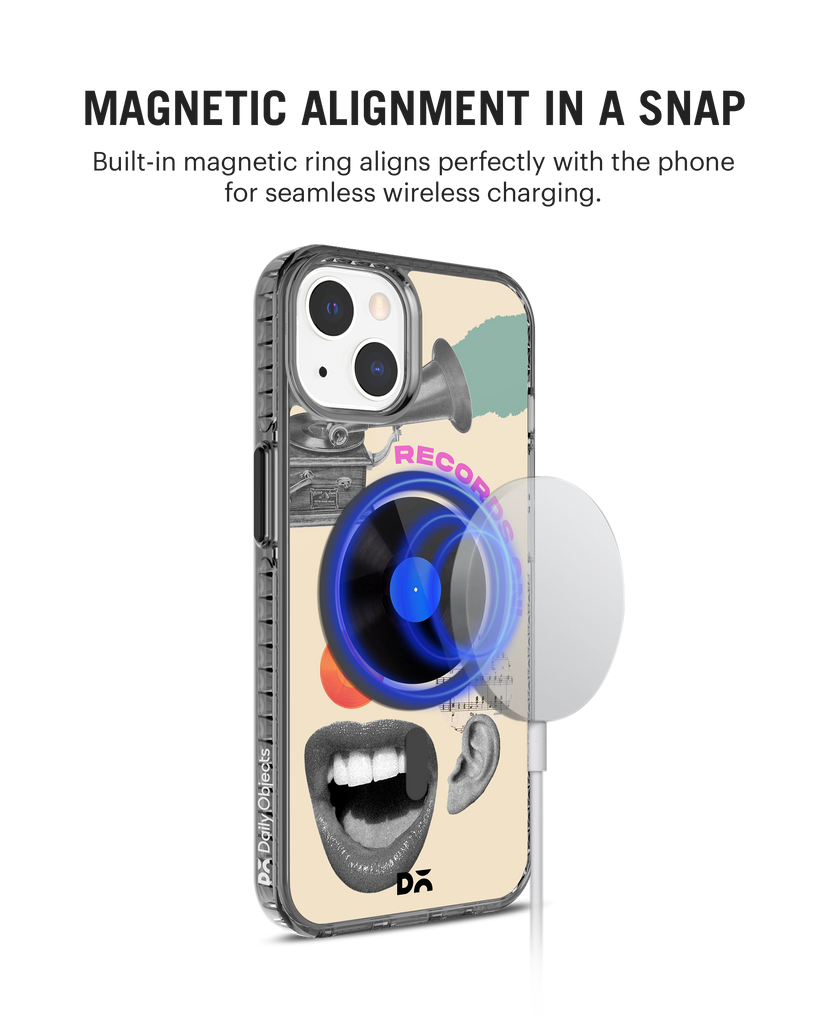 Records On Stride 2.0 Clear MagSafe Phone Case Cover For iPhone 14