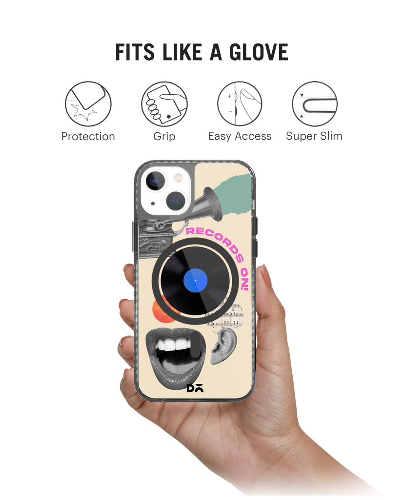 Records On Stride 2.0 Clear MagSafe Phone Case Cover For iPhone 14