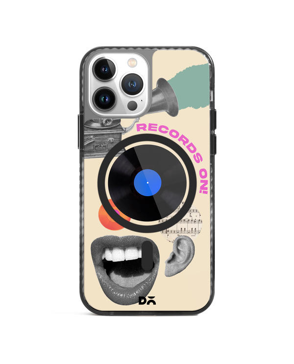 Records On Stride 2.0 Clear MagSafe Phone Case Cover For iPhone 14 Pro