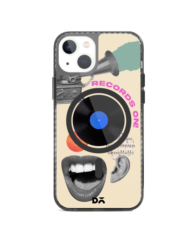 Records On Stride 2.0 Clear MagSafe Phone Case Cover For iPhone 14