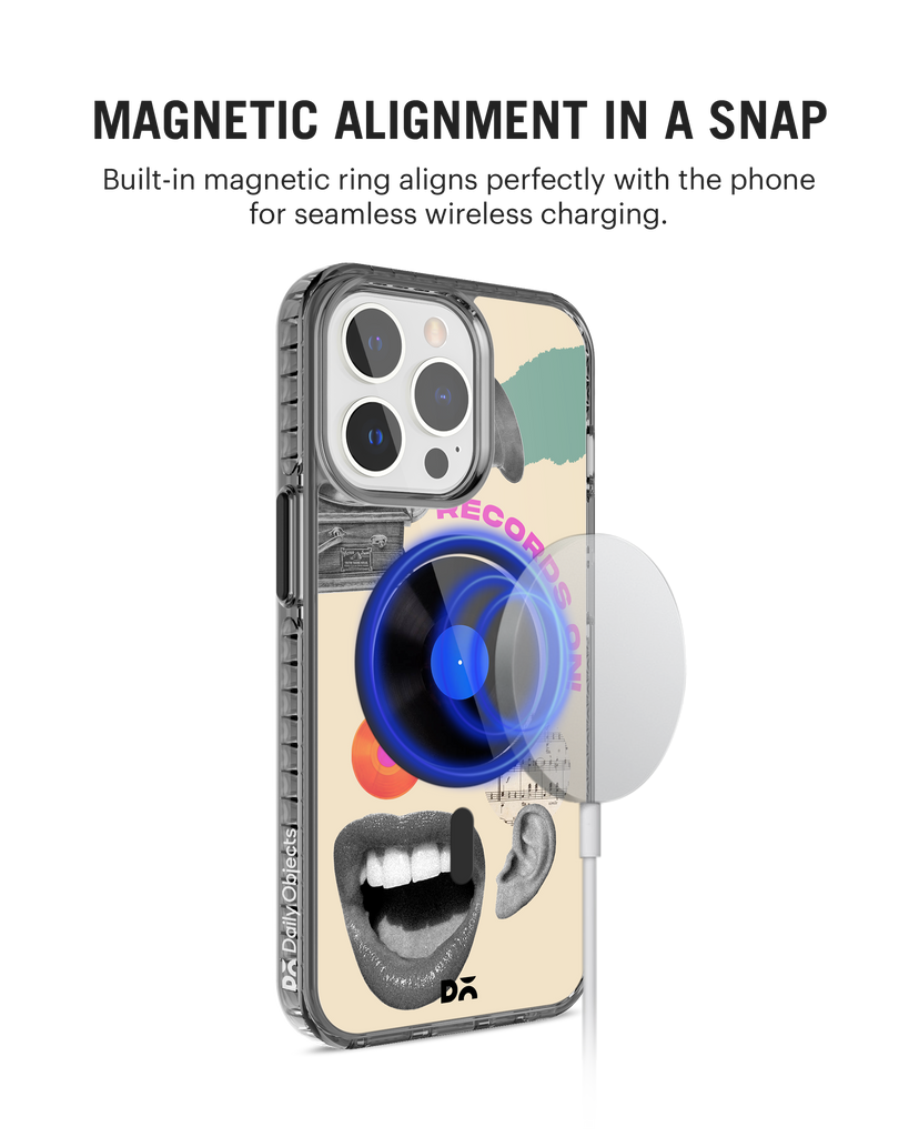 Records On Stride 2.0 Clear MagSafe Phone Case Cover For iPhone 15 Pro Max