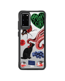 DailyObjects Red High Black Hybrid Clear Case Cover For Samsung Galaxy S20 Plus