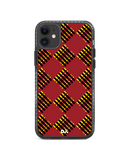 DailyObjects Red Striped Checks Stride 2.0 Case Cover For iPhone 11