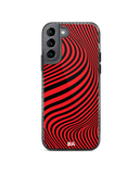 DailyObjects Red Waves Stride 2.0 Case Cover For Samsung Galaxy S21 Plus