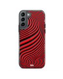 DailyObjects Red Waves Stride 2.0 Case Cover For Samsung Galaxy S21