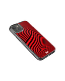 DailyObjects Red Waves Stride 2.0 Phone Case Cover For iPhone 15
