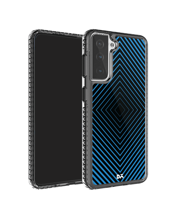 DailyObjects Rhombus Aqua Stride 2.0 Case Cover For Samsung Galaxy S21
