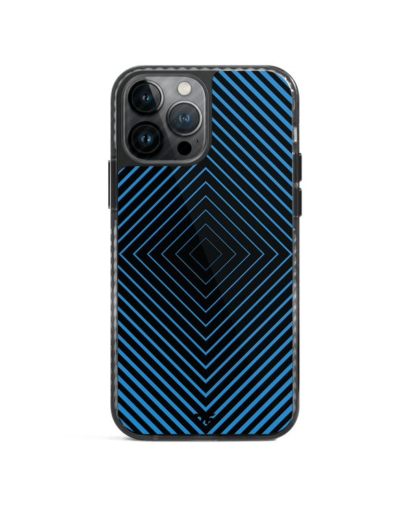 DailyObjects Rhombus Aqua Stride 2.0 Case Cover For iPhone 13 Pro Max