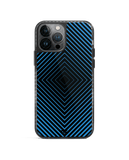 DailyObjects Rhombus Aqua Stride 2.0 Case Cover For iPhone 13 Pro