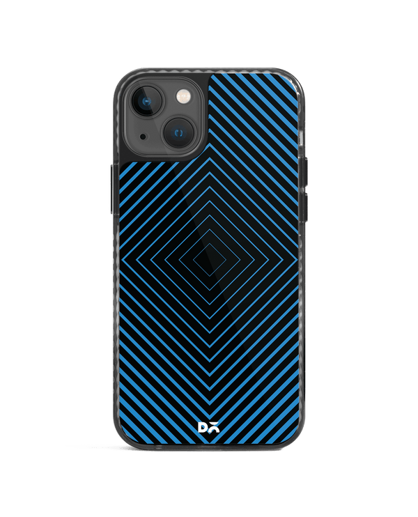 DailyObjects Rhombus Aqua Stride 2.0 Case Cover For iPhone 13