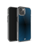 DailyObjects Rhombus Aqua Stride 2.0 Phone Case Cover For iPhone 14 Plus