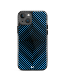 DailyObjects Rhombus Aqua Stride 2.0 Phone Case Cover For iPhone 14 Plus