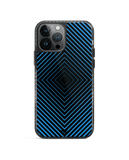 DailyObjects Rhombus Aqua Stride 2.0 Phone Case Cover For iPhone 14 Pro