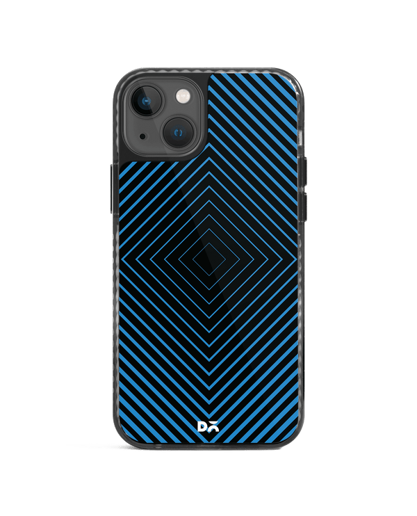 DailyObjects Rhombus Aqua Stride 2.0 Phone Case Cover For iPhone 14