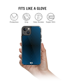 DailyObjects Rhombus Aqua Stride 2.0 Phone Case Cover For iPhone 15 Plus