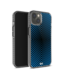 DailyObjects Rhombus Aqua Stride 2.0 Phone Case Cover For iPhone 15 Plus