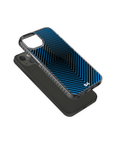 DailyObjects Rhombus Aqua Stride 2.0 Phone Case Cover For iPhone 15 Plus