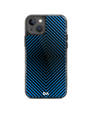 DailyObjects Rhombus Aqua Stride 2.0 Phone Case Cover For iPhone 15 Plus
