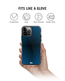 DailyObjects Rhombus Aqua Stride 2.0 Phone Case Cover For iPhone 15 Pro