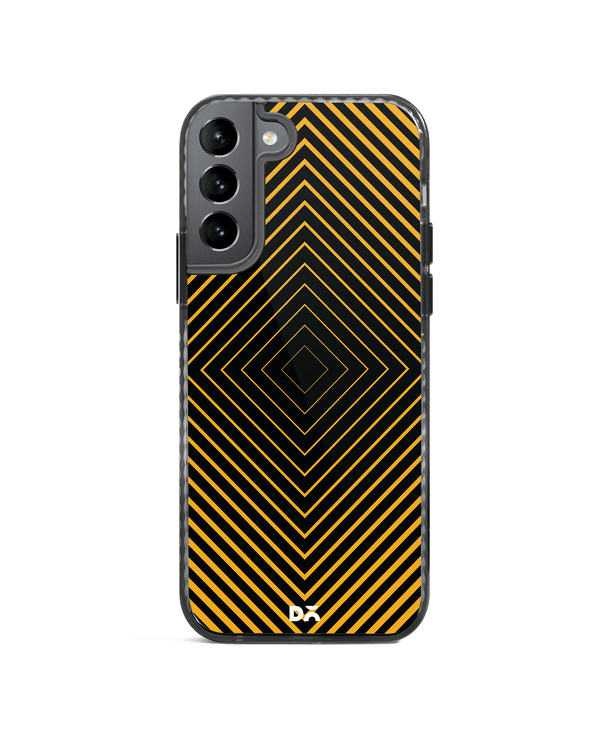 DailyObjects Rhombus Ochre Stride 2.0 Case Cover For Samsung Galaxy S21