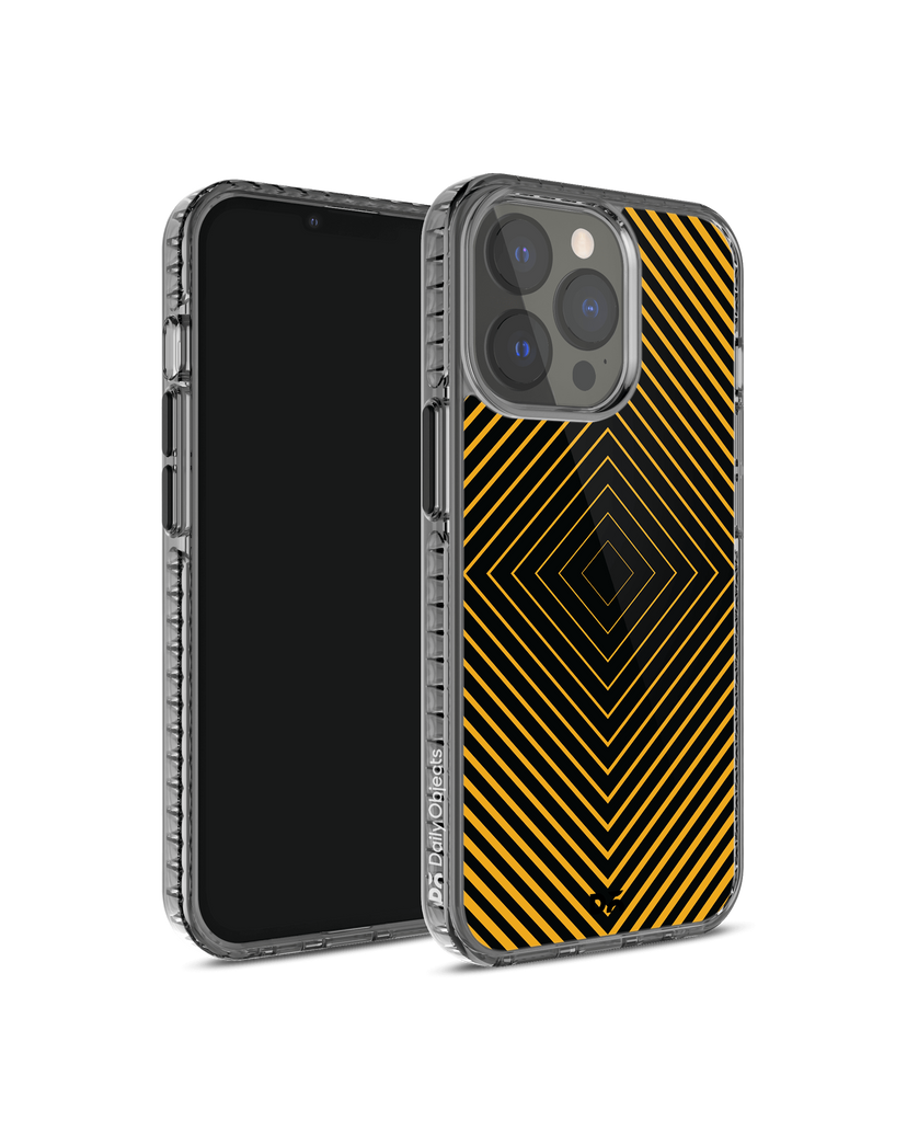 DailyObjects Rhombus Ochre Stride 2.0 Case Cover For iPhone 13 Pro Max