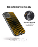 DailyObjects Rhombus Ochre Stride 2.0 Phone Case Cover For iPhone 15