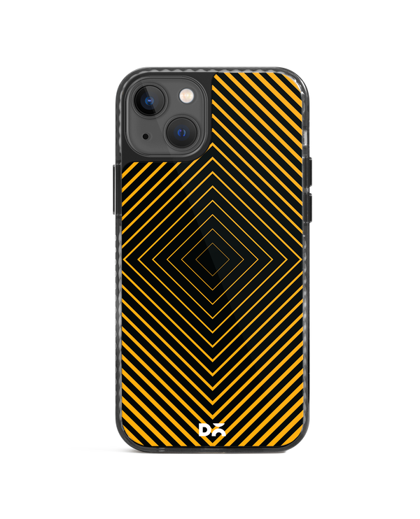 Rhombus Ochre Stride 2.0 Phone Case Cover For iPhone 15 Plus
