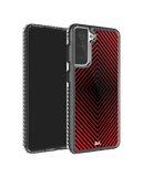 DailyObjects Rhombus Red Stride 2.0 Case Cover For Samsung Galaxy S21 FE