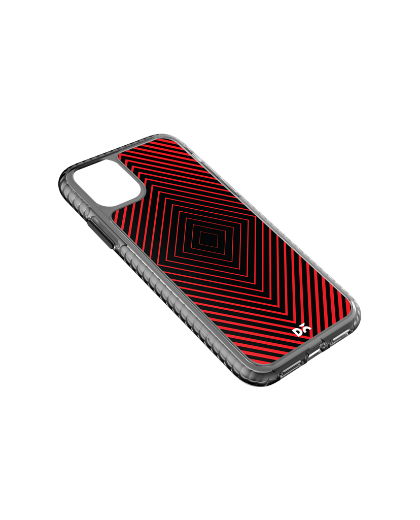 DailyObjects Rhombus Red Stride 2.0 Case Cover For iPhone 11