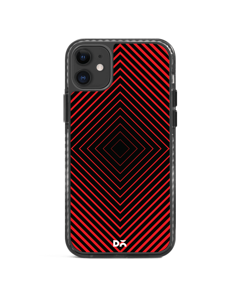DailyObjects Rhombus Red Stride 2.0 Case Cover For iPhone 11