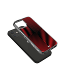 DailyObjects Rhombus Red Stride 2.0 Case Cover For iPhone 12