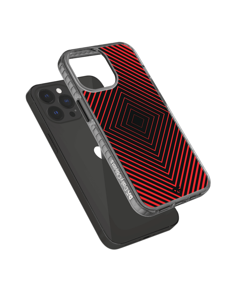 DailyObjects Rhombus Red Stride 2.0 Case Cover For iPhone 12 Pro Max