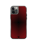 DailyObjects Rhombus Red Stride 2.0 Case Cover For iPhone 12 Pro Max