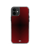 DailyObjects Rhombus Red Stride 2.0 Case Cover For iPhone 12