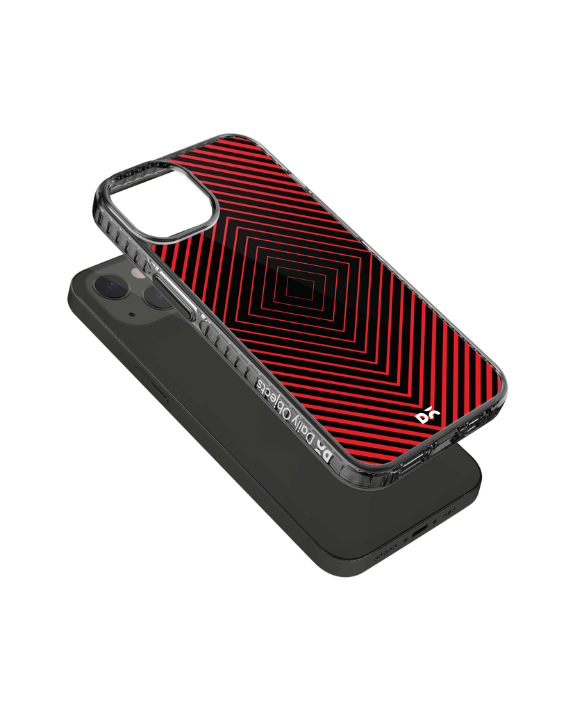 DailyObjects Rhombus Red Stride 2.0 Case Cover For iPhone 13