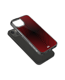 DailyObjects Rhombus Red Stride 2.0 Case Cover For iPhone 13