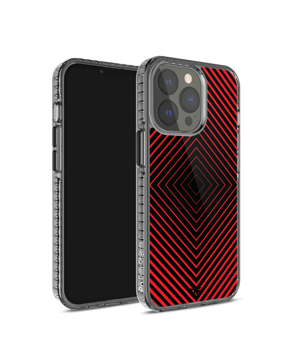 DailyObjects Rhombus Red Stride 2.0 Case Cover For iPhone 13 Pro
