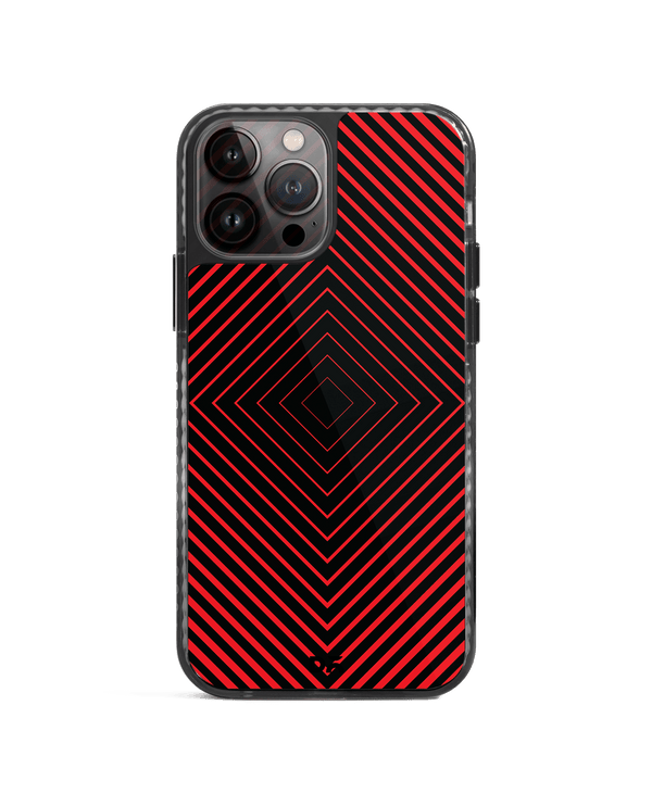 DailyObjects Rhombus Red Stride 2.0 Case Cover For iPhone 13 Pro Max