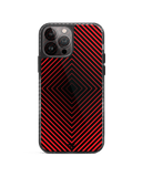 DailyObjects Rhombus Red Stride 2.0 Case Cover For iPhone 13 Pro Max