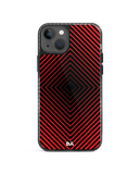 DailyObjects Rhombus Red Stride 2.0 Case Cover For iPhone 13