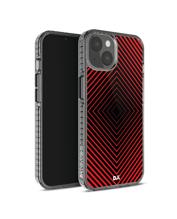 DailyObjects Rhombus Red Stride 2.0 Phone Case Cover For iPhone 14