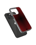 DailyObjects Rhombus Red Stride 2.0 Phone Case Cover For iPhone 14 Pro