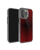 DailyObjects Rhombus Red Stride 2.0 Phone Case Cover For iPhone 14 Pro Max