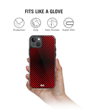 DailyObjects Rhombus Red Stride 2.0 Phone Case Cover For iPhone 15