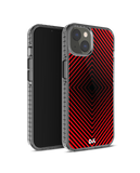 DailyObjects Rhombus Red Stride 2.0 Phone Case Cover For iPhone 15