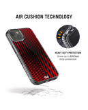 DailyObjects Rhombus Red Stride 2.0 Phone Case Cover For iPhone 15